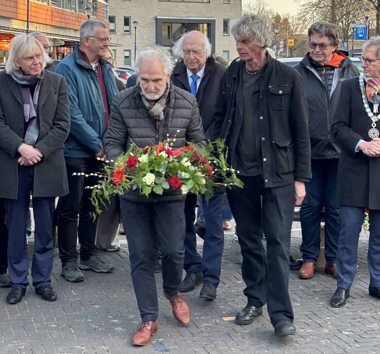Foto bloemen voor journalisten